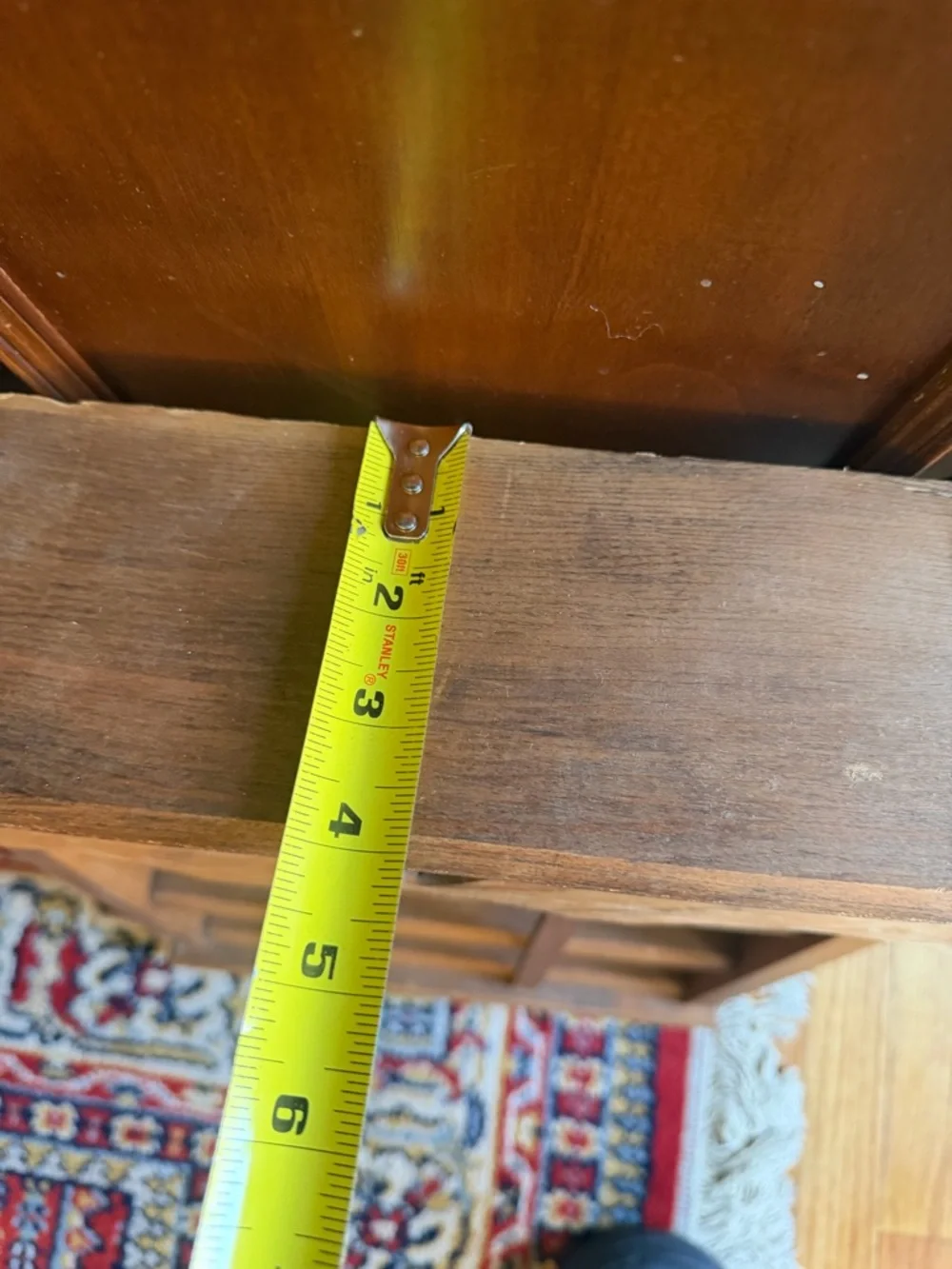 VTG Wooden Wall Shelf 9 Pocket Curio/Knick knack/wall Pocket Heart Cut Out